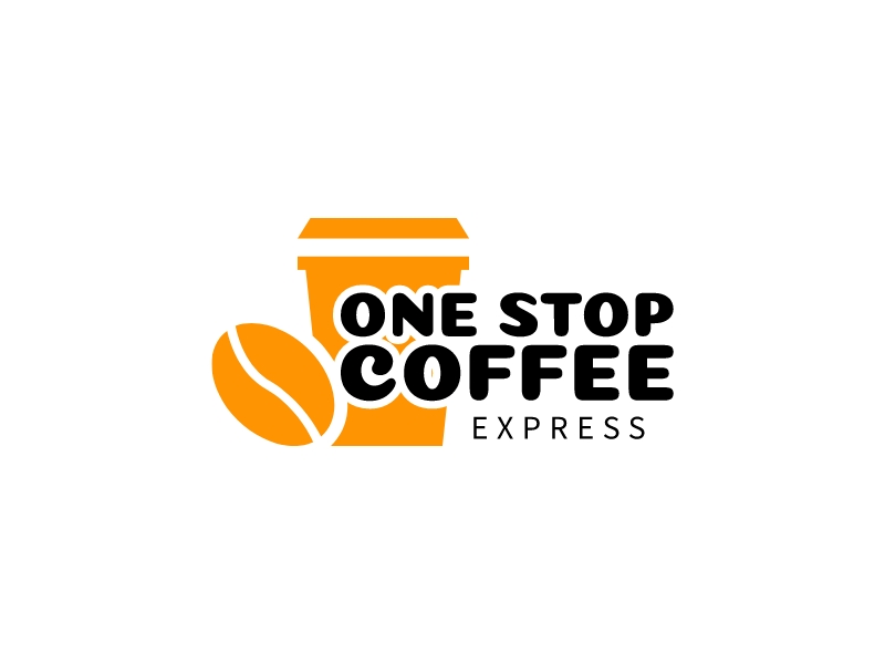 One Stop Coffee logo design