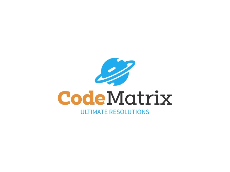 Code Matrix logo design