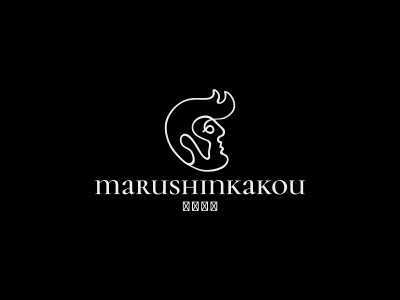 marushinkakou logo design - LogoAI.com