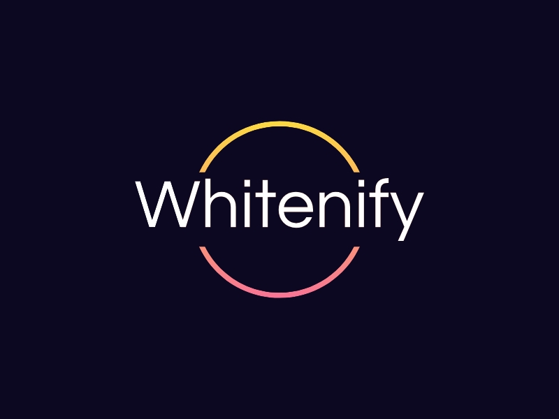 Whitenify logo design
