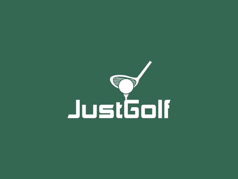 Just Golf logo design