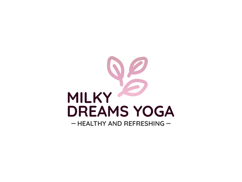 Milky Dreams Yoga logo design