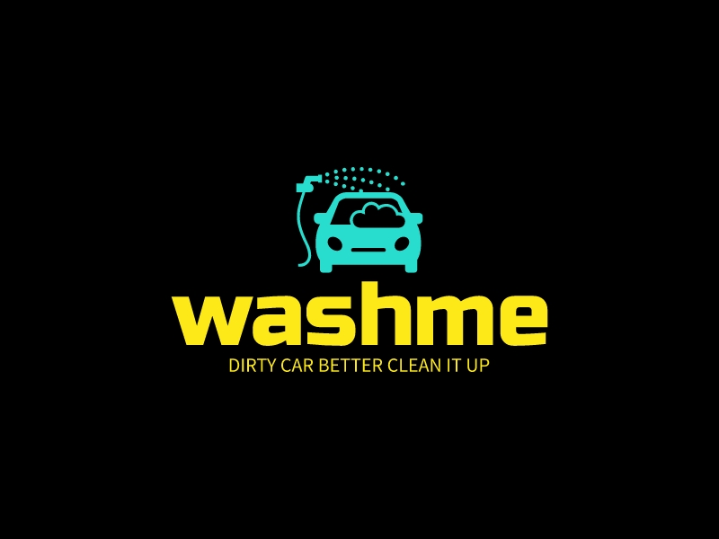 wash me logo design