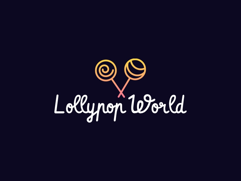 Lollypop World logo design