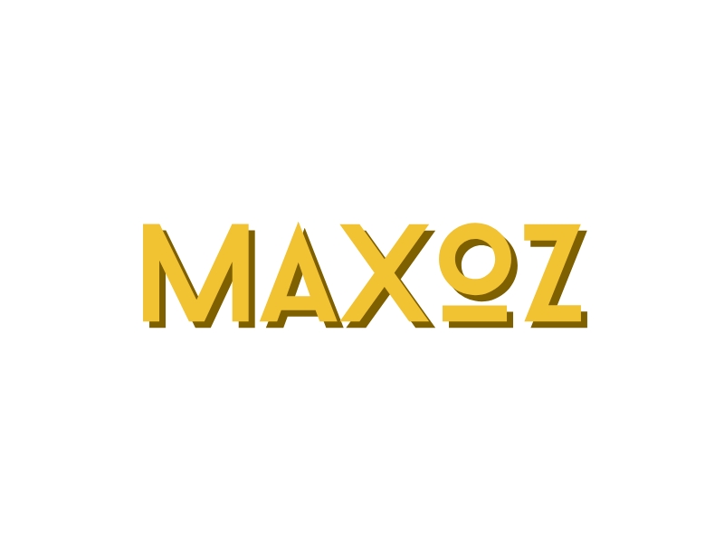 MAXOZ logo design