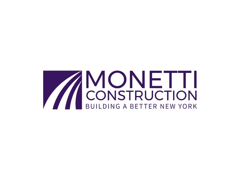 Monetti Construction logo design