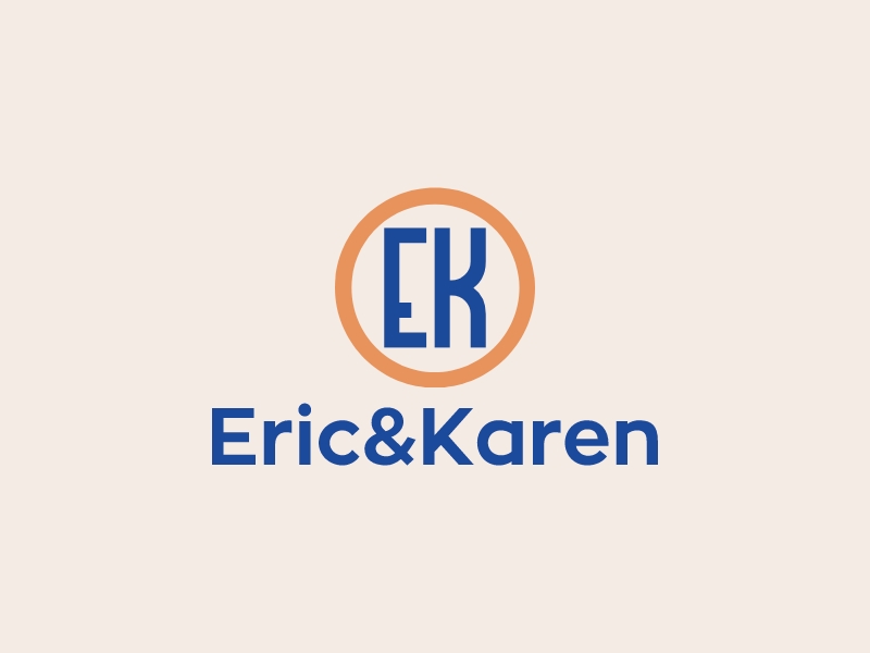 Eric&Karen logo design