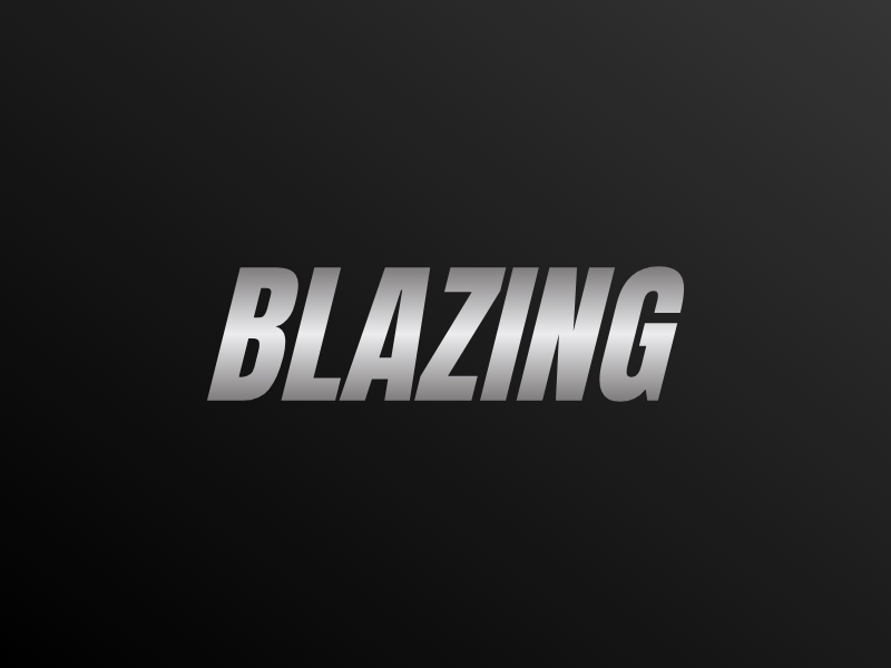 blazing logo design
