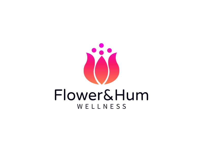 Flower&Hum logo design