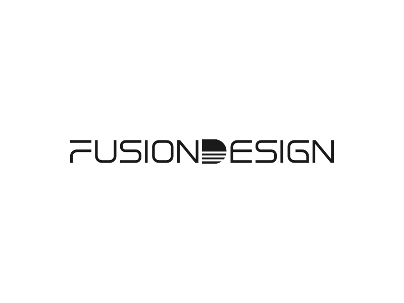 FusionDesign logo design