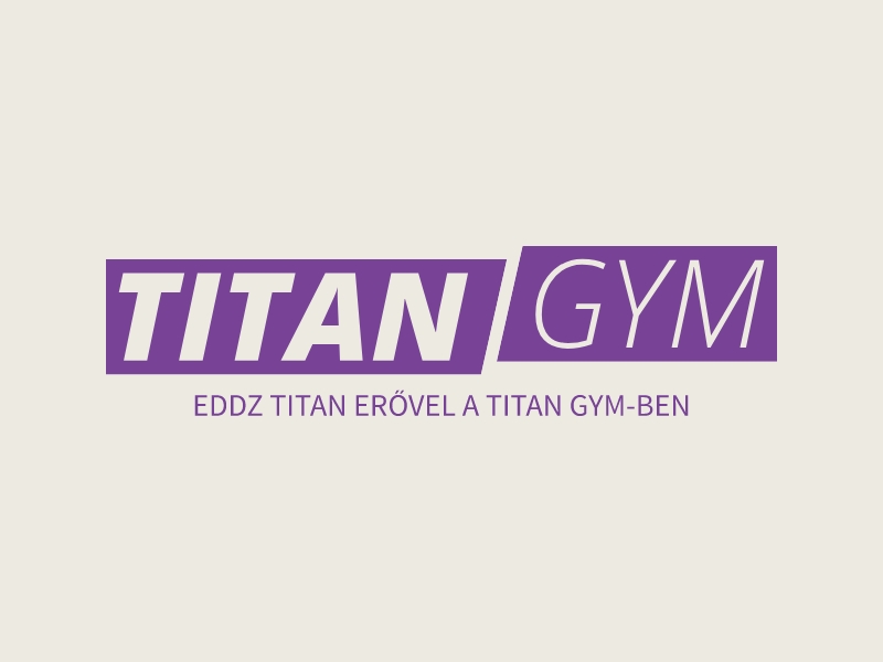 Titan Gym logo design