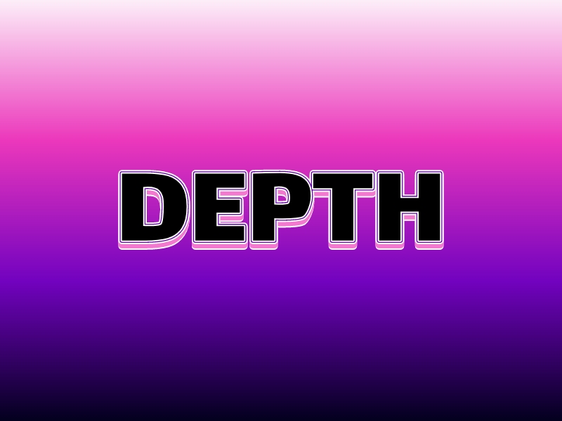 DEPTH logo design