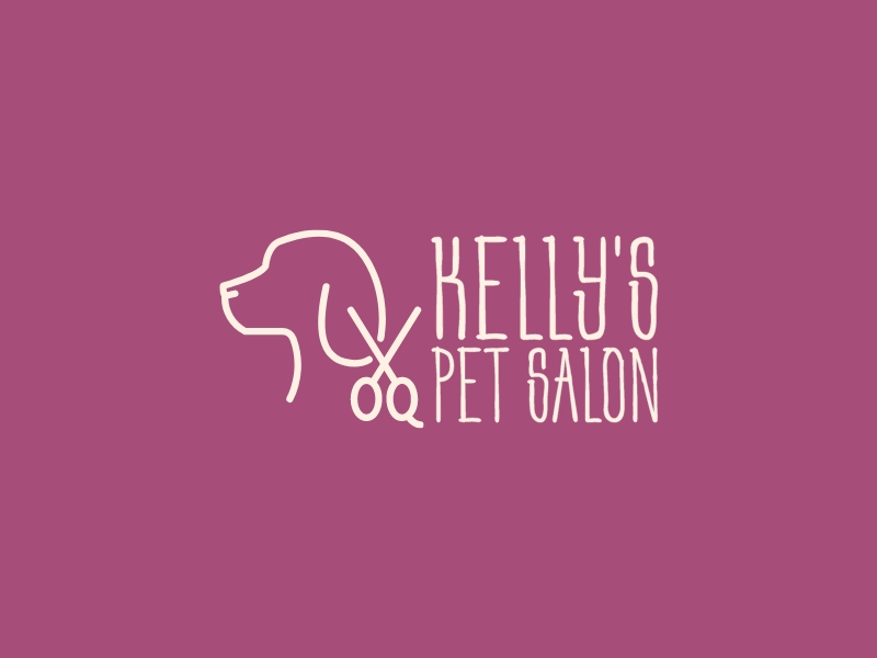 Kelly's Pet Salon logo design