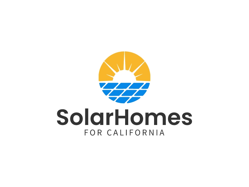SolarHomes logo design