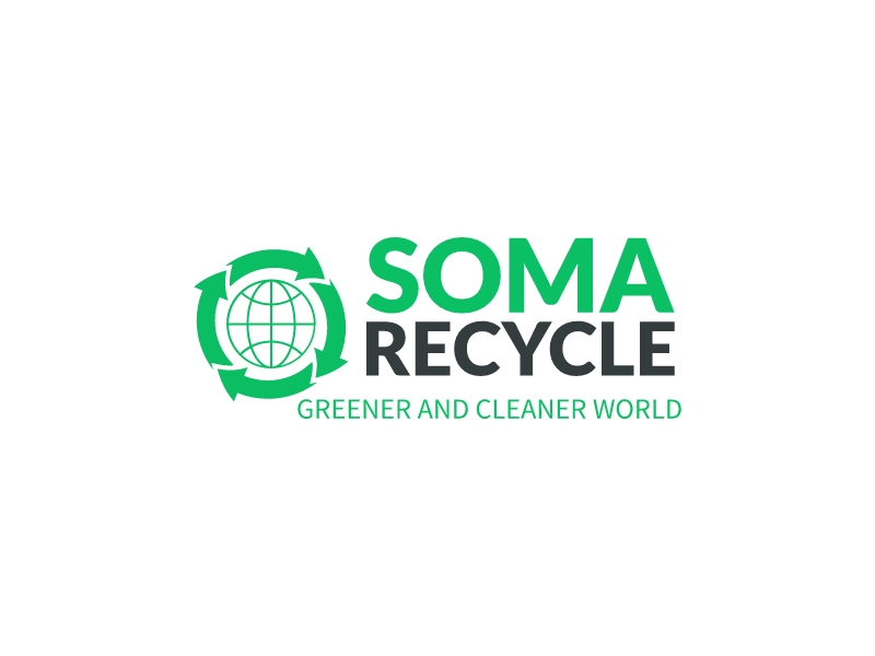 Soma Recycle logo design