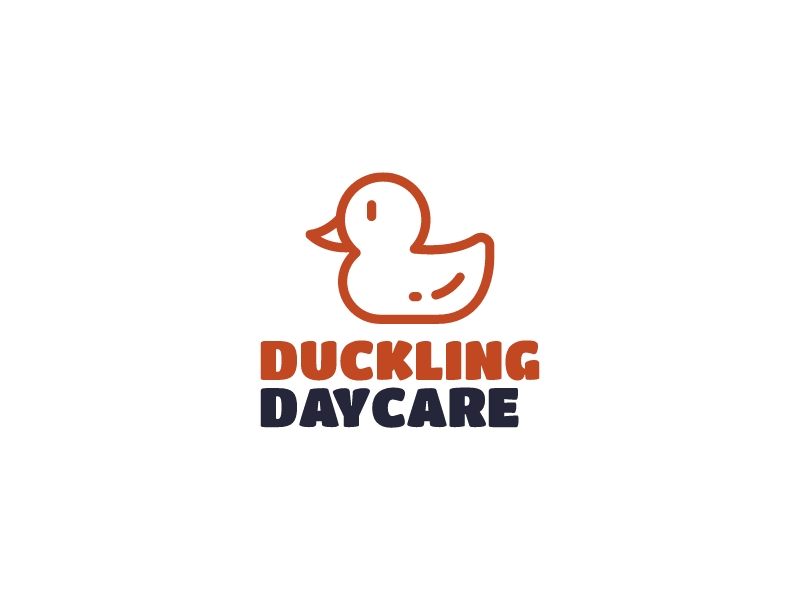 Duckling Daycare logo design
