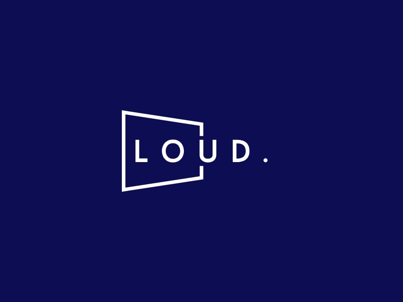 Loud. logo design