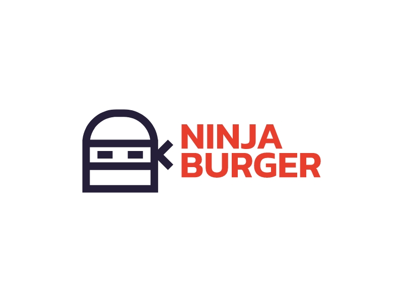 Ninja Burger logo design