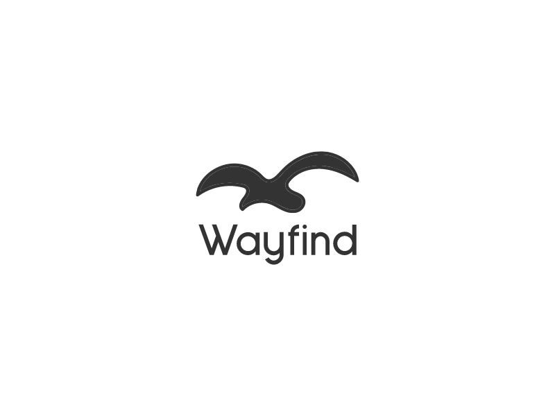 Wayfind logo design