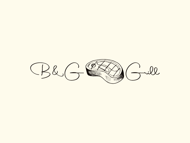 B&G Grill logo design