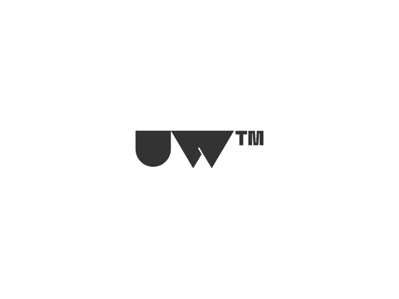 UW ™ logo design