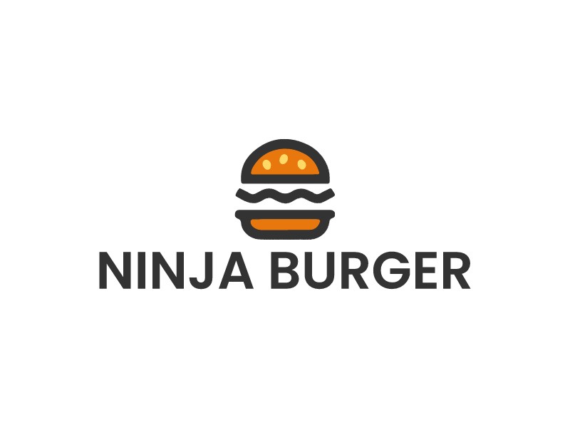 NINJA BURGER logo design
