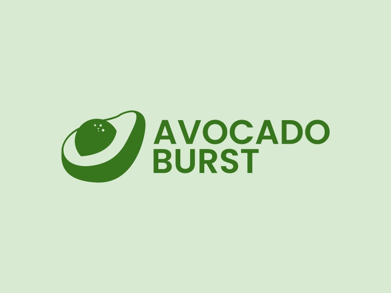 Avocado Burst logo design
