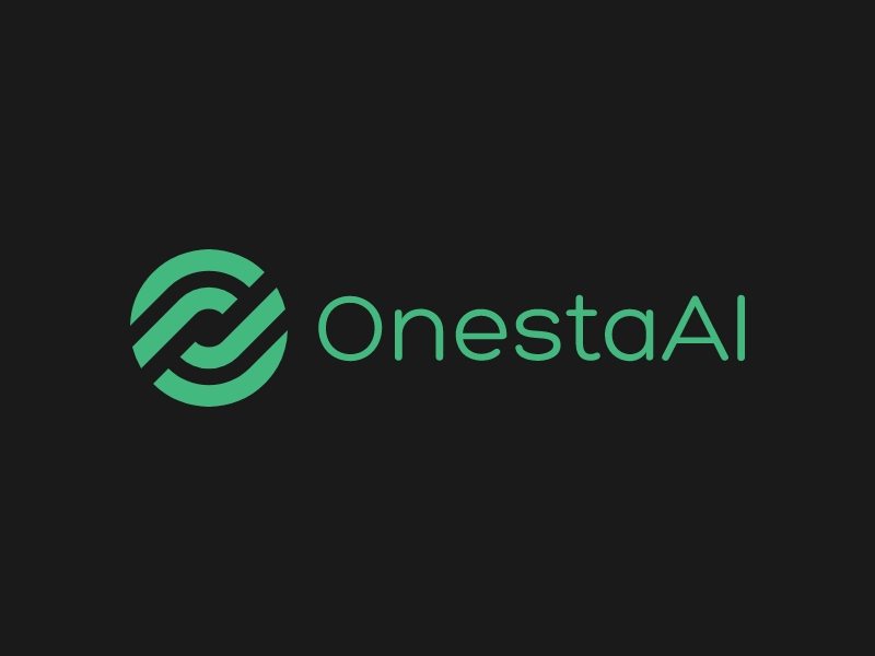 Onesta AI logo design