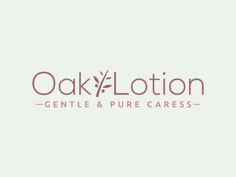 OakLotion logo design
