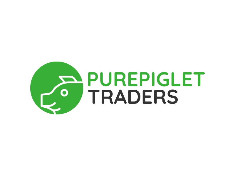PurePiglet Traders logo design