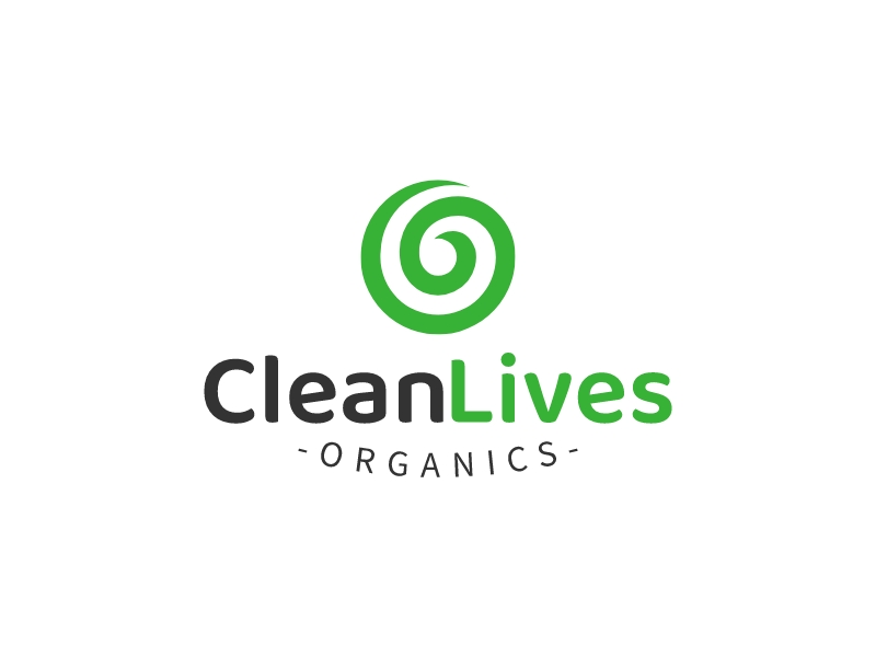 Clean Lives logo design