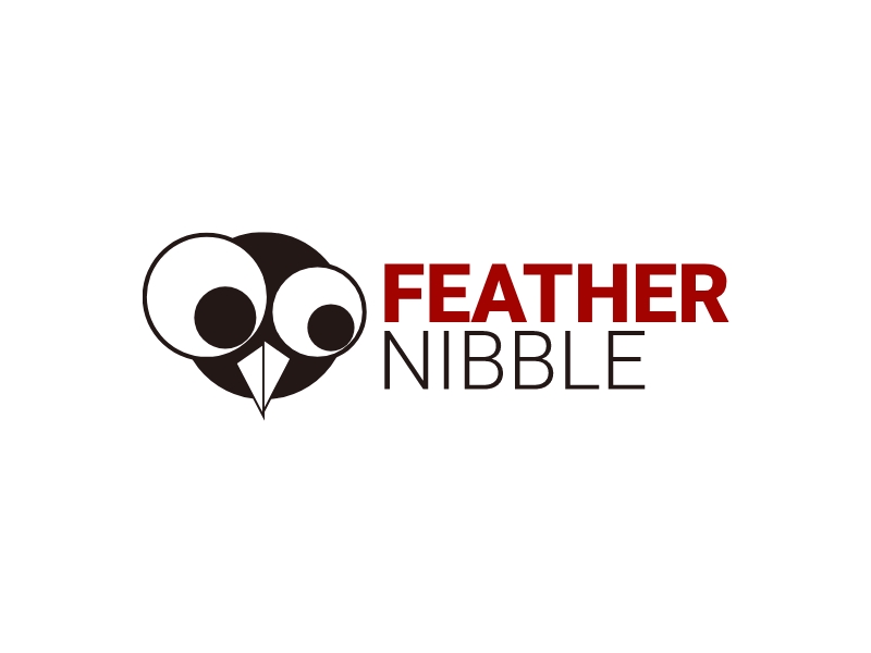 Feather Nibble logo design
