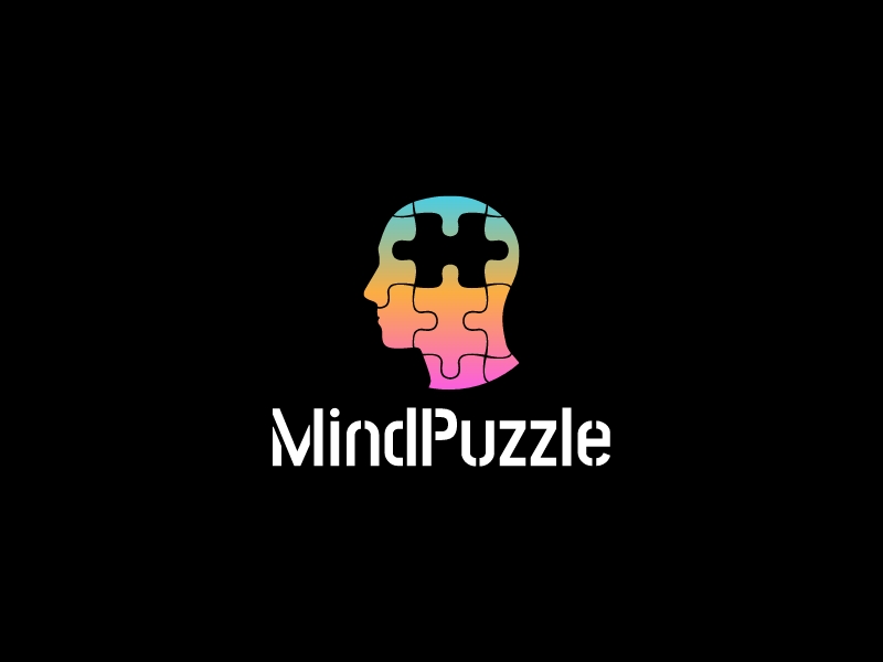 Mind Puzzle logo design