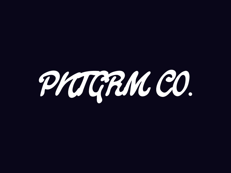 PNTGRM CO. logo design