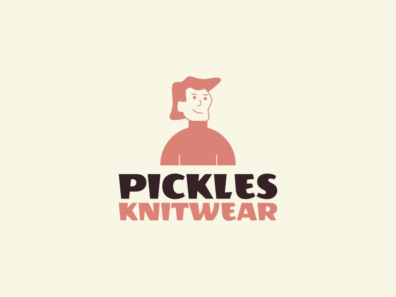 PiCKLES knitwear logo design