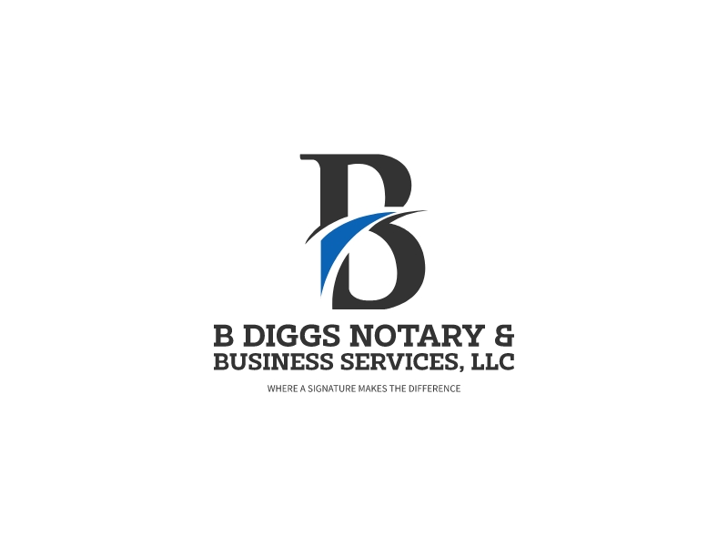 B Diggs Notary & Business Services, LLC Logo Maker - Design B Diggs Notary & Business Services, LLC logos online