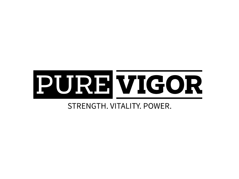 PureVigor logo design