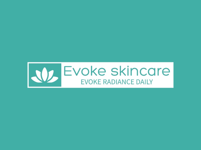 Evoke skincare logo design