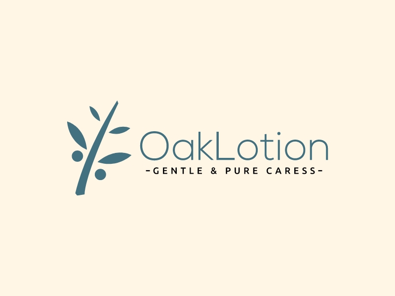 OakLotion logo design