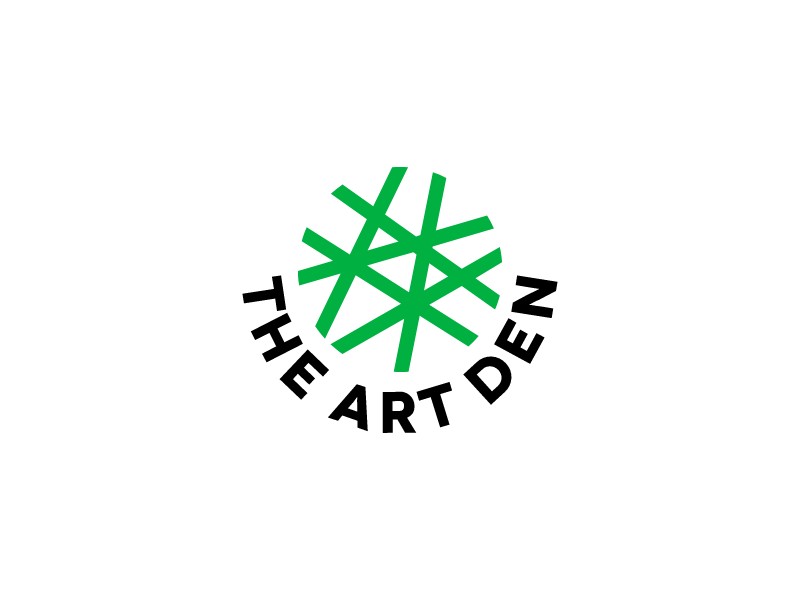 The Art Den logo design