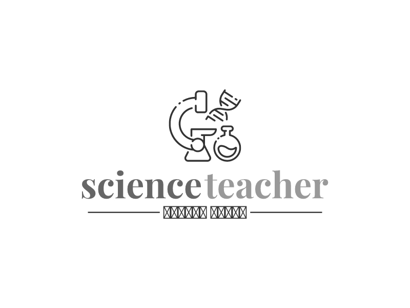 science teacher Logo Maker - Design science teacher logos online