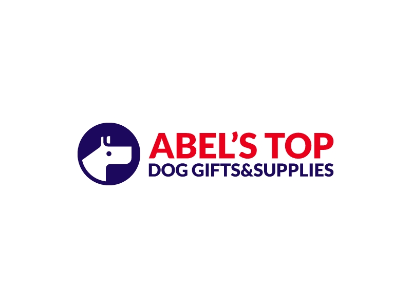 Abel’s Top Dog Gifts&Supplies logo design
