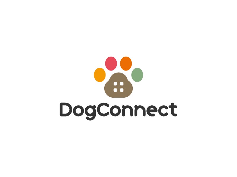 Dog Connect logo design