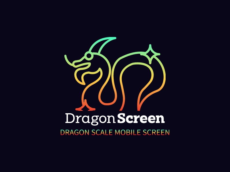 Dragon Screen logo design