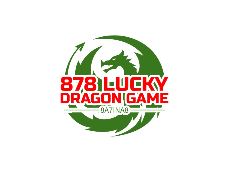 878 Lucky Dragon Game logo design