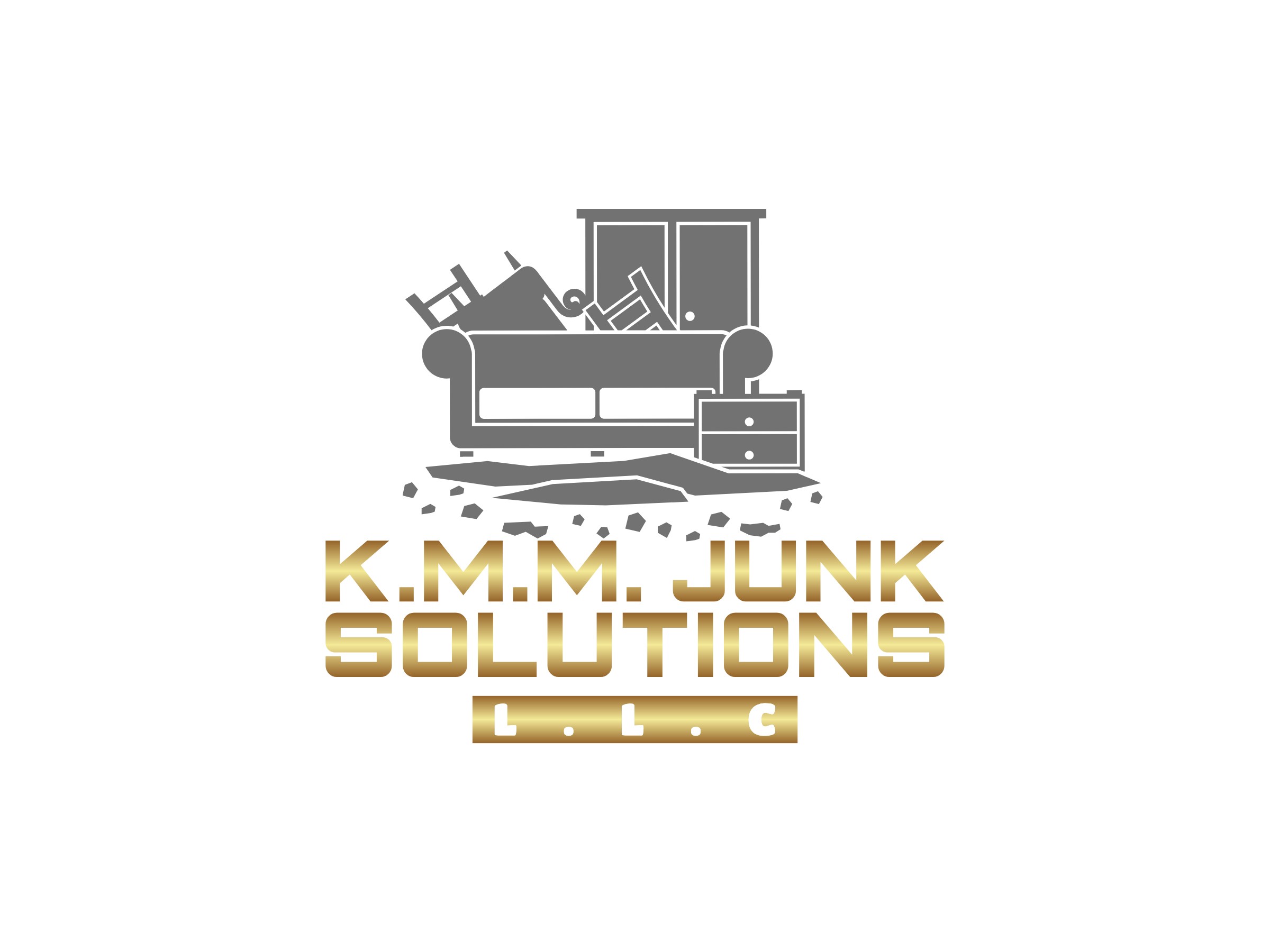 K.M.M. Junk Solutions Logo Maker - Design K.M.M. Junk Solutions logos online