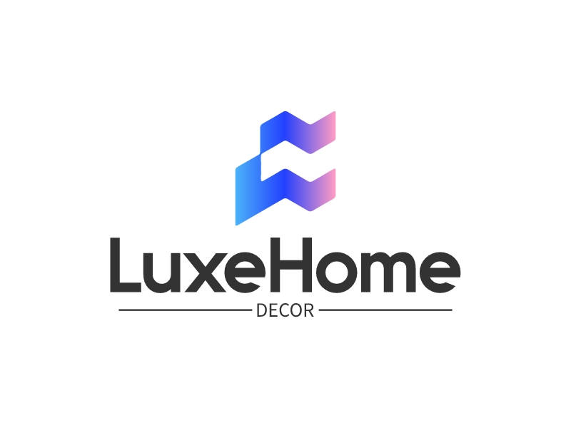 Luxe Home logo design