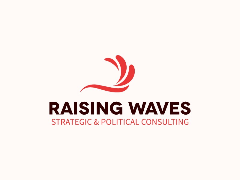 Raising Waves logo design