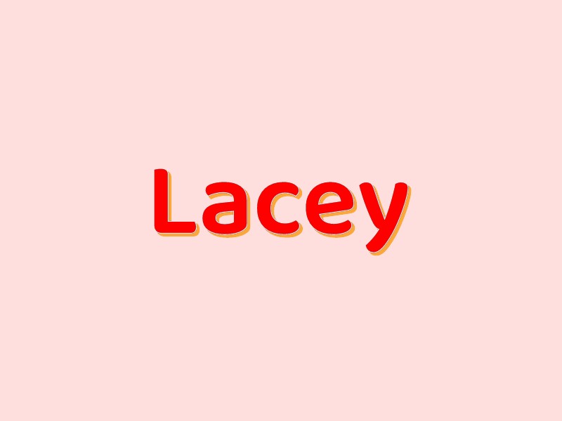 Lacey logo design