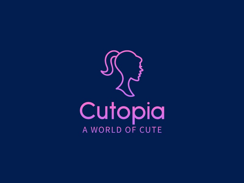 Cutopia logo design